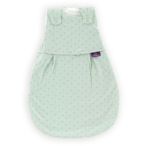 Babyschlafsack TRÄUMELAND "Außenschlafsack LIEBMICH Twister, in den Größen 50/56-80/83 cm", Baby, Gr. L: 56cm, grün, Bezug: 100% Baumwolle. Füllung: 70% Polyester, 30% Lyocell (TENCEL), Schlafsäcke