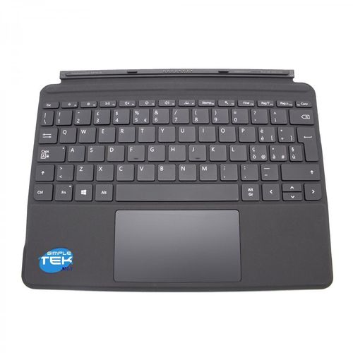 Microsoft Tastatur QWERTY Italienisch Wireless mit Hintergrundbeleuchtung Surface Go Type Cover
