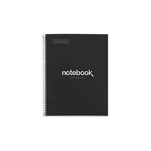 Notizbuch Miquelrius Emotions 1, A4, 80 Blatt kariert und blickdicht, gelocht, Spiralbindung, Hardcover, schwarz
