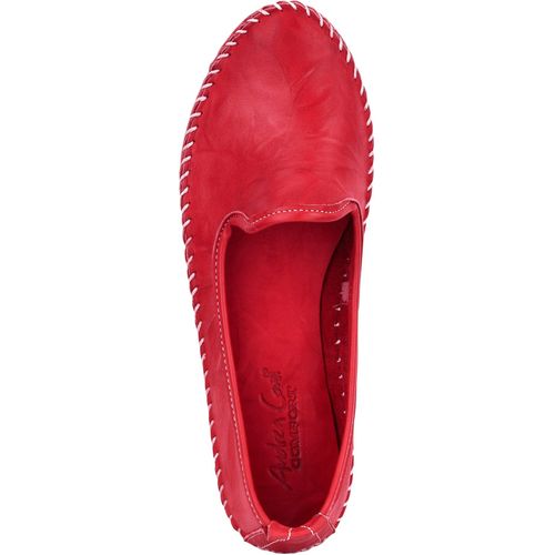 Slipper ANDREA CONTI, Damen, Gr. 38, rot, Glattleder, Leder, modisch, Schuhe, Topseller