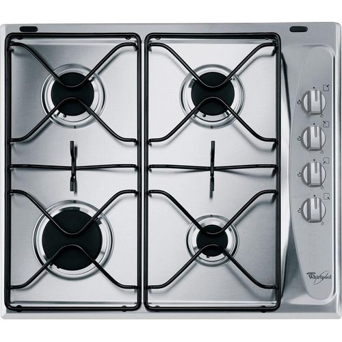 Whirlpool AKM 268/IX Kochfeld Edelstahl Integriert Gas 4 Zone(n)
