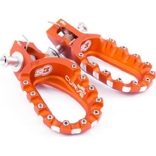 S3 Curve Low Fußrasten orange KTM/Husqvarna