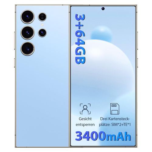 Entsperren Telefon, 4G-LTE FDD TDD Smartphone, Dual SIM Karte, Lagerung 64GROM, 256GB Erweiterung, 6,75-Zoll Android Telefon, Metallrahmen