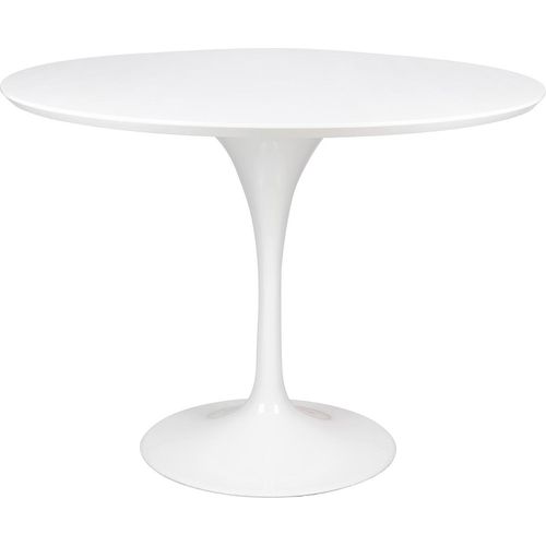 Tisch TULIP PREMIUM 100 weiß – MDF, Metallgestell