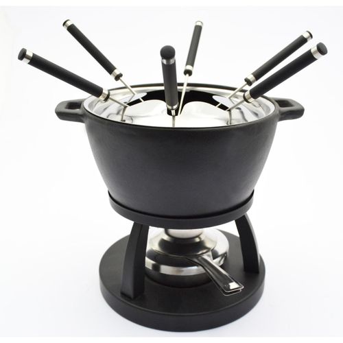 Mäser Fondue Set, Gusseisen - Schwarz