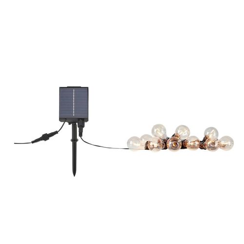 Lichterkette Suno, Solar, USB, Kunststoff, 10-flammig, IP44