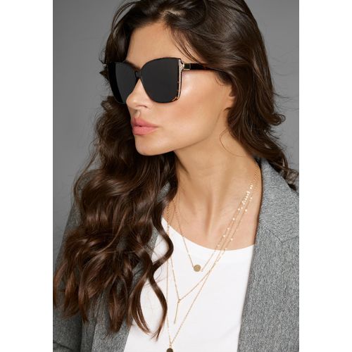 Laura Scott Sonnenbrille, mit glitzernden und goldfarbenden Details - NEW
