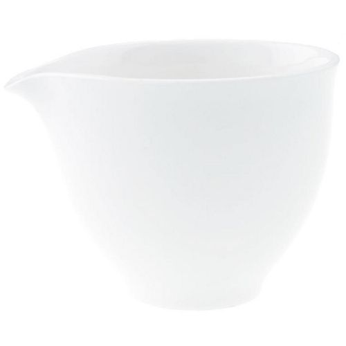 Villeroy & Boch Milchkännchen Basic White , Weiß , Keramik , Uni , 0,15 L,150 ml , Ausgießer , Kaffee & Tee, Kannen, Milchkännchen