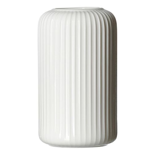 Ritzenhoff Breker Vase Nora , Weiß , Keramik , 9x16x9 cm , Dekoration, Vasen, Keramikvasen