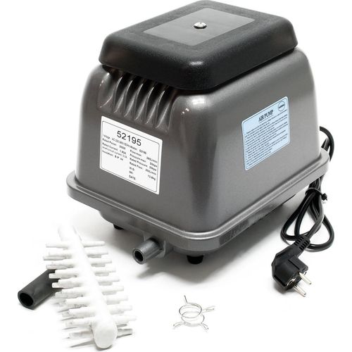 SunSun HJB-280 Teichbelüfter 16800l/h 200W Luftpumpe für Aquarium und Teiche für eisfreies Wasser im Winter und Sauerstoffzufuhr im Sommer