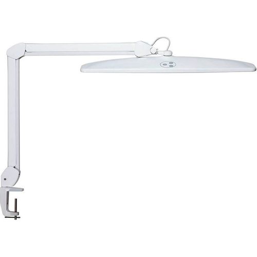 MAUL MAULexplore LED-Schreibtischlampe weiß 19 W mit Tischklemme