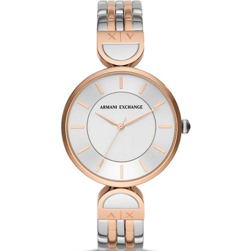Armani Exchange AX5383 BROOKE Uhr Damenuhr Edelstahl bicolor