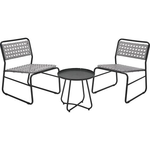 Gartenmöbelset aus Metall, RATTAN