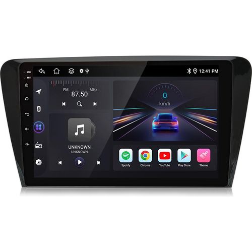 Einbau-Navigationsgeräte 10'' Navigation Autoradio GPS Android13 DAB+ BT 2+32G carplay für Skoda Octavia 2013-2018 wifi SWC BT GPS NAVI