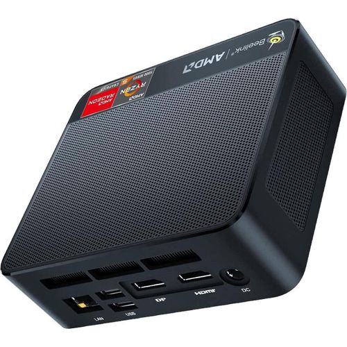 Mini-PC AMD Ryzen 5 5560U (6C/12T, bis zu 4,0 GHz), 16 GB DDR4 RAM/1 TB M.2 2280 NVME SSD, unterstützt 4K@60 Hz Ausgang/WiFi 6/BT5.2/HDMI