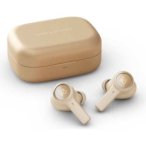 Kabellose Bluetooth Noise Cancelling In-Ear Kopfhörer, Akkulaufzeit bis zu 28 Stunden, Wasserdichte für Arbeit, Sport und Freizeit mit Ladebox - Gold