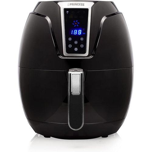 Fritteuse mit Display, Antihaftbeschichtung, Timerfunktion, Schwarz, 1400 W - 3,2 L