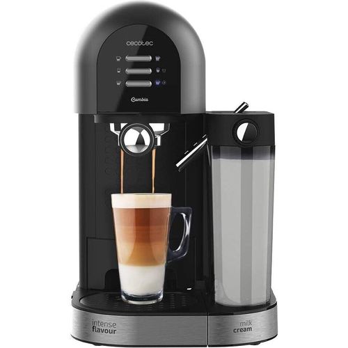 Semiautomatischer Kaffee Instant Power-ccino 20 Chic Nera Serie. für gemahlenen Kaffee und Kapselkaffee 20 Riegel, Milchtank 0,7 ml, Wassertank 1,7 l.
