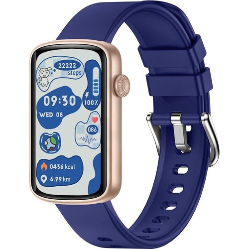 Shang Wing Smartwatch Damenwache, Slim Fitness Tracker, Schrittzähler, Herzfrequenzmonitor, SPO2 -Messung, Schlafsportarten kleiner wasserdichte IP68