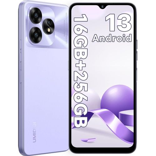 UmIdigi A15 Smartphone ohne Vertrag (2024), Android 13 NFC -Mobiltelefon 16 GB (8 + 8 GB) 256 (bis 1 TB), 64 MP MP, 6,7 Zoll HD -Display, 5000 mAh 20