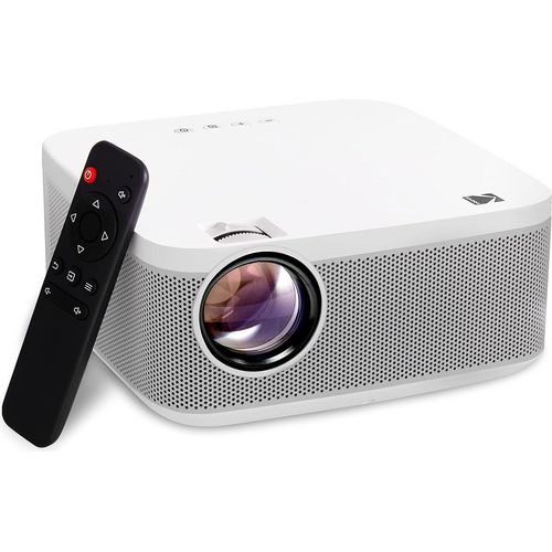 FLIK X10 Full-HD-Multimediaprojektor | Tragbares, kompaktes Mini-Heimkinosystem mit Fernbedienung, nativer 1080p-Videoprojektion und HDMI-Kabel