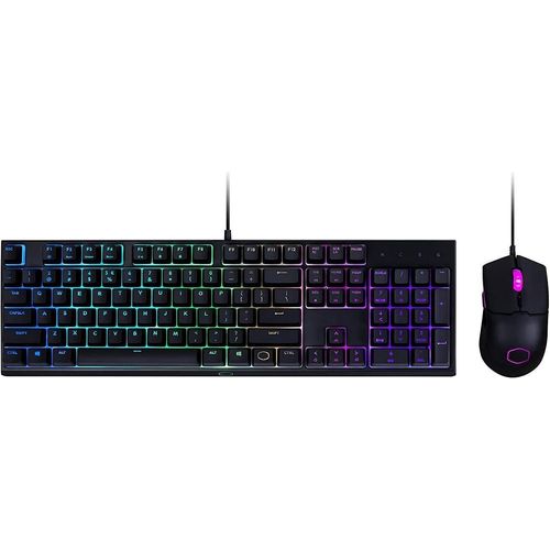 Tastatur & Gaming-Maus Kombination – Lineare mem-chanische Schalter, 26 Anti-Ghosting Tasten, On-Board-Steuerung, Gaming Maus mit 4 DPI-Einstellungen