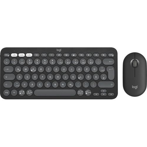 Tastatur und Maus, leise und mobil, anpassbar, Logi Bolt, Bluetooth, Easy-Switch für Windows, macOS, iPadOS, Chrome, Deutsches QWERTZ-Layout