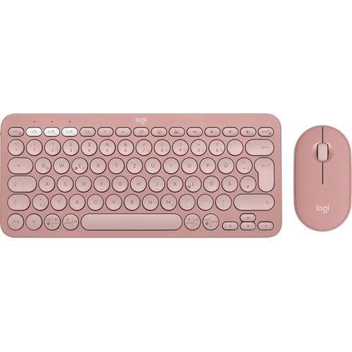 Tastatur und Maus, leise und mobil, anpassbar, Logi Bolt, Bluetooth, Easy-Switch für Windows, macOS, iPadOS, Chrome, Deutsches QWERTZ-Layout