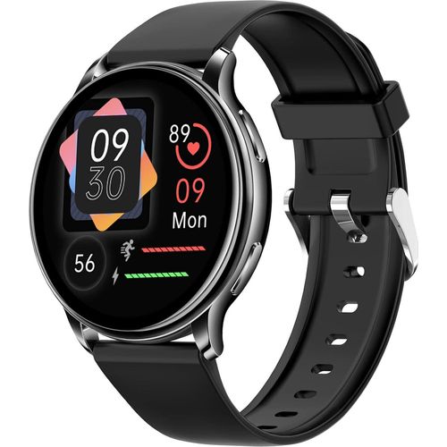 Smartwatch Damen mit Telefonfunktion, Fitness-Uhr, Fitness-Tracker, WhatsApp-Anrufe mit Lautsprecher, Blutdruckmessgerät,Schrittzähler-Uhr Android iOS