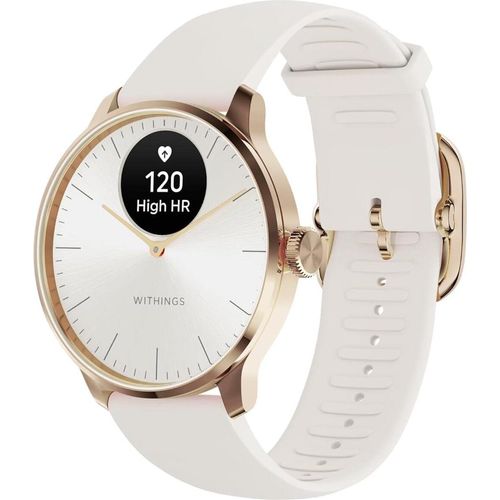 Withings ScanWatch Light Hybrid: Herzmonitor, Aktivität und Zyklusverfolgung, Schlafmonitor, 30-Tage-Akku, GPS, Android/Apple-kompatibel