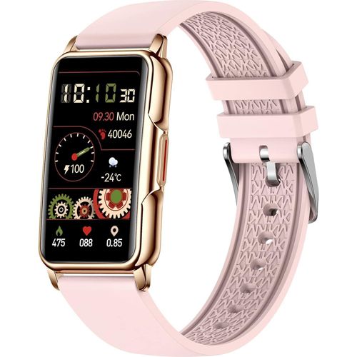 Smartwatch Damen Herren 1.47 Zoll HD Touchscreen Fitnessuhr mit Blutdruckmessung Pulsuhr Schlaf 20 Sportmodi Schrittzähler Uhr Fitness Android IOS