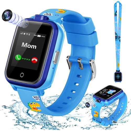 Smartwatch Herren Damen Fitnessuhr, 1,85'' Smart Watch, Armbanduhr mit Pulsmesser Schlafmonitor Musiksteuerung SpO2, Schrittzähler Uhr Sportuhr