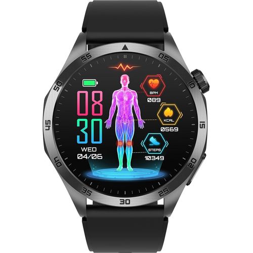 KARDENA® Care Pro 4 Plus - Health Watch 2025 mit SOS, AMOLED, 10 Messungen, wasserdicht IP68, Nachrichten, Anrufe, App-Unterstützung