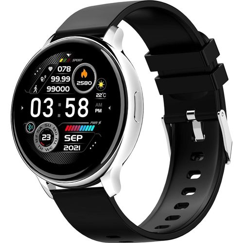 Armbanduhr für Damen Herren, ultradünn bunt, Überwachung der Herzfrequenz über 24 Stunden, Musiksteuerung per Bluetooth, Trainingsmodus Android IOS
