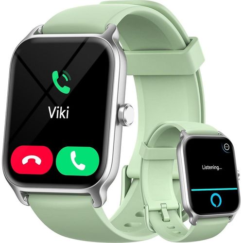 Smartwatch Damen Herren mit Telefonfunktion Alexa Integriert 1.8