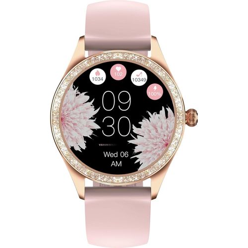 Smart Watch LSLUXE Brilliant Frau | Blutdruck Uhr | Smartwatch | Damen Schrittzähler Uhr | Fitness | Herzfrequenzmesser | wasserdichte Uhr