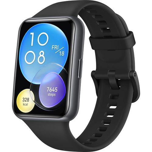 Smartwatch, 1,74-Zoll-Bluetooth-Anrufe, Gesundheitsmanagement, lange Akkulaufzeit, animierte Schnelltrainings, SpO2-Erfassung, Android IOS(Schwarz)