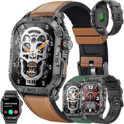 Smartwatch Herren mit Telefonfunktion,1,96