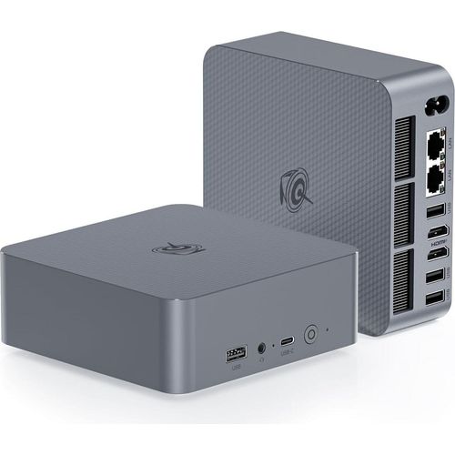 Mini-PC, AMD Ryzen 7 5700U (bis zu 4,3 GHz) 8C/16T, Mini-Computer 16 GB DDR4 RAM 500 GB NVMe SSD, Mini-Desktop-Computer 4K 60 Hz Dreifach