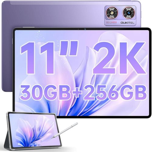 Tablet 11 Zoll - 30GB+256GB(1TB TF) Android 13 Tablet mit Stift, 2K Bildschirm,8800mAh/18W, 13MP+8MP,Octa-Core, Sprecher*4 | | GPS | OTG