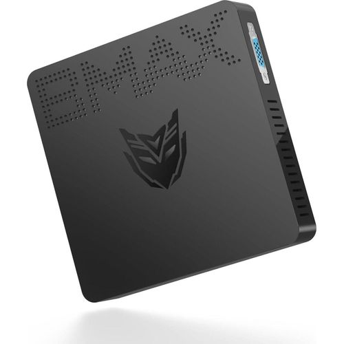 Mini-PC 8 GB DDR4 128 GB eMMC Intel Gemini Lake N4000 (bis zu 2,6 GHz) Mini-Desktop Mikro-PC 4K@60 Hz, HDMI 2,4 G/5 G Dual-WLAN, Gigabit Ethernet Blue