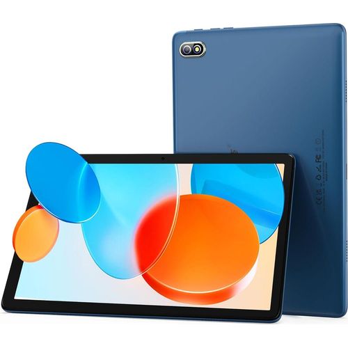 Tablet 10,1 Zoll Android 12 Tablet, 6 GB RAM + 128 GB ROM (1TF erweiterbar), Octa-Core-Prozessor, 6000 mAh Akku, 5G WLAN, Google GMS ,