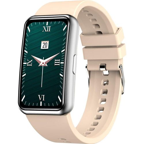 Smartwatch 9720, Fitnesstracker, mit Wettervorhersage, Schrittzähler, Stoppuhr, zum Blutdruck messen, wasserdicht fur Android IOS