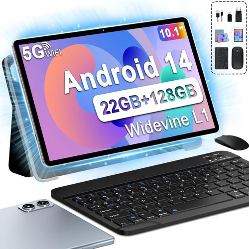 mit Tastatur Maus, 8000 mAh, (1TB TF) mit Hülle + ein Jahr Displaybruchversicherung Octa-Core 5G WiFi,