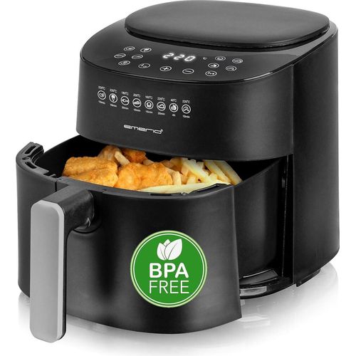 Heißluftfritteuse, TOP AirFryer, Frittieren ohne zusätzliches Öl, 4.5 Liter Volumen, 8 Automatik Programme, Cool Touch, BPA frei, schnelle Aufheizung