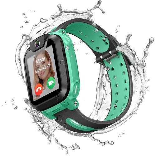 4G-Smartwatch-Telefon mit langlebigen Video- und Telefonanrufen, GPS-Uhr mit Echtzeit-Standortverfolgung, IPX8 wasserdicht (grün)