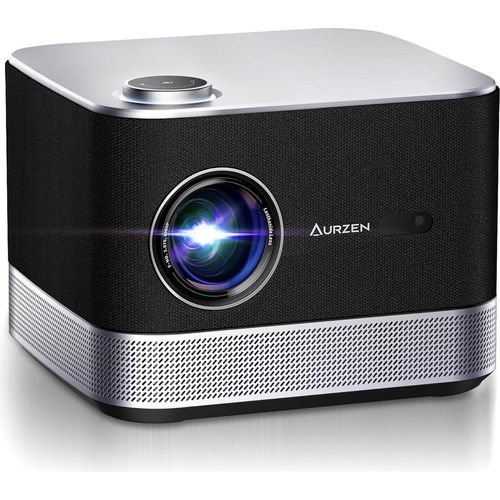 AURZEN Boom 3 Beamer 4K Autofokus/Trapezkorrektur Beamer, HDR 10 60Hz WiFi6 Bluetooth, 1080P Full HD Beamer Heimkino, Video LED Smart Projektor