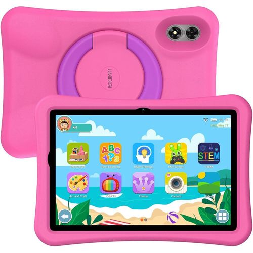 Kinder Tablet 10.1 Zoll HD, G1 Tab Kids Tablet Android 13, 8GB(4+4)+64GB/TF 1TB Quad-Core,Elterliche Kontrolle, 6000mAh, WiFi 6/BT5.0, Augenschutz