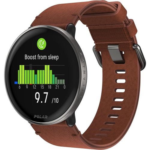 Polar Ignite 3 Titanium Fitness & Wellness Smartwatch: GPS, Schlafanalyse, AMOLED, 24/7 Aktivitätstracker, Herzfrequenz, M/L Größen