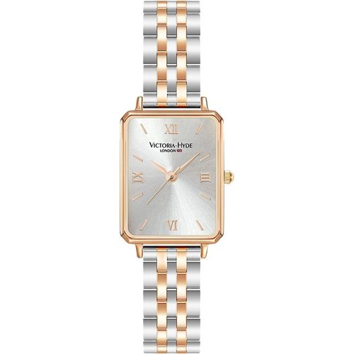 Rechteck Damenuhr Grün Dial Analog Quarz Armbanduhr mit Edelstahlarmband